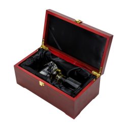 Crystal Glass Trophy in Wooden Box