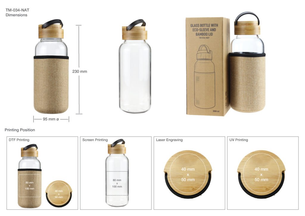 Glass Water Bottles Magic Trading Company MTC