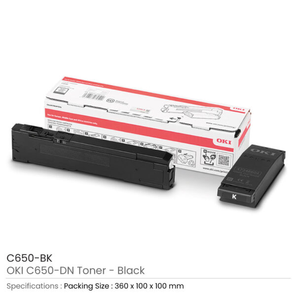 OKI C650DN Toners - Black