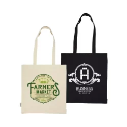 Recycled Cotton Tote Bags with Gusset 271 GSM (8 Oz) - Image 2