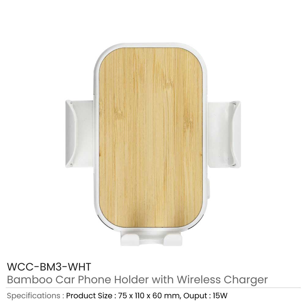 Car-Phone-Holder-with-Wireless-Charger-WCC-BM3-WHT-Details