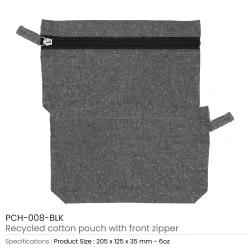 Cotton Pouch Grey