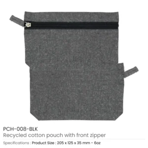 Cotton Pouch Grey