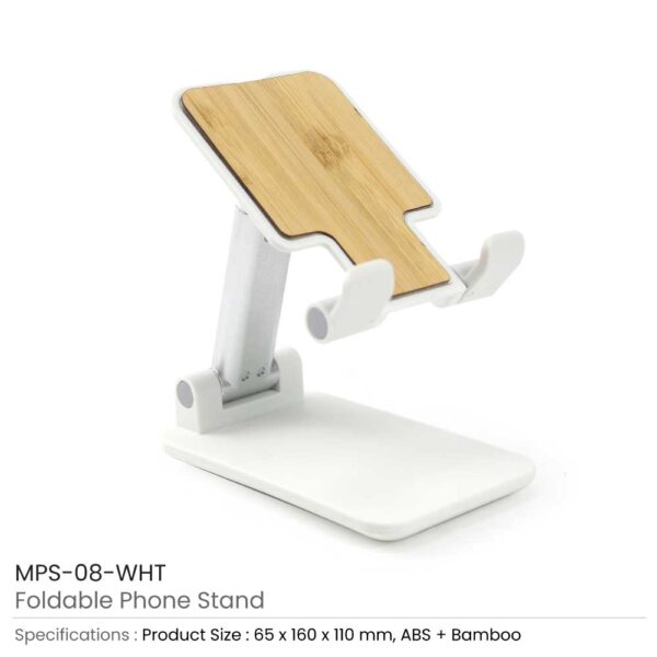 Foldable Phone Stands White