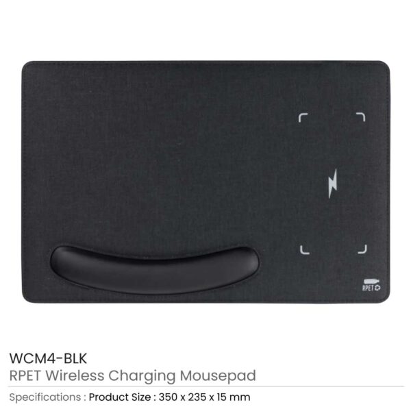 RPET Wireless Charging Mousepads Details