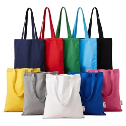 Recycled Cotton Bags, Durable Long Strap - Image 1