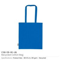 Recycled Cotton Bags, Durable Long Strap - Image 15