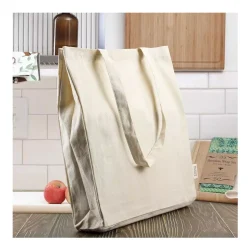 Recycled Cotton Tote Bags with Gusset 271 GSM (8 Oz) - Image 7