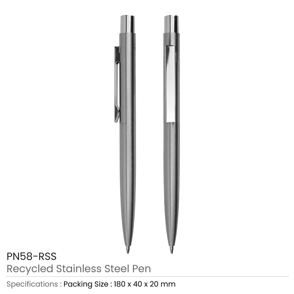 Recycled-Stainless-Steel-Pens-PN58-RSS-Details