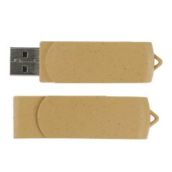 Wheat Straw Swivel USB Blank