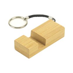 Bamboo Phone Stand Keychain Blank