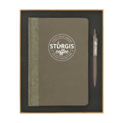 Coffee Journal Set with A5 Size Notebook and Pen - Image 2
