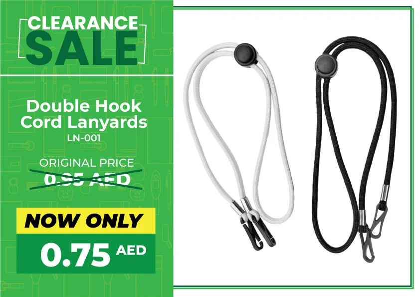 Clearance Double Hook Cord Lanyards