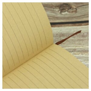 A5 Coffee Material Notebooks | 96 sheets & Page Marker - Image 4