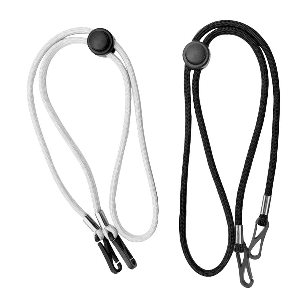 Double Hook Cord Lanyards with Adjustable Lock