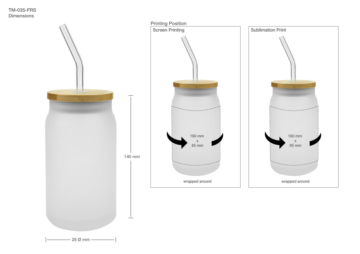 Glass Bottle Printing Details