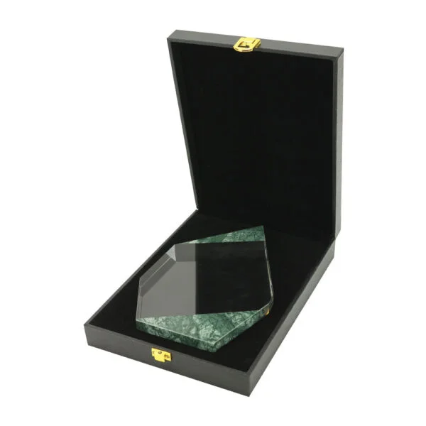 Crystal and Marble Award with Box
