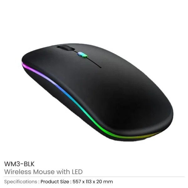 Wireless Slim LED Mouse Details