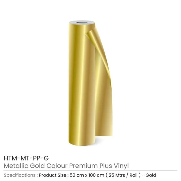 Metallic Gold Premium Plus Vinyls