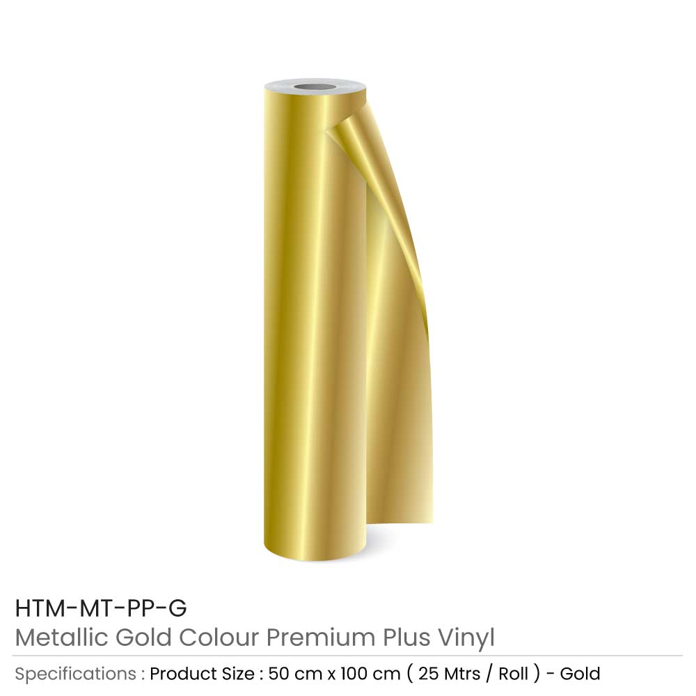 Metallic-Gold-Premium-Plus-Vinyl-HTM-MT-PP-G-Details