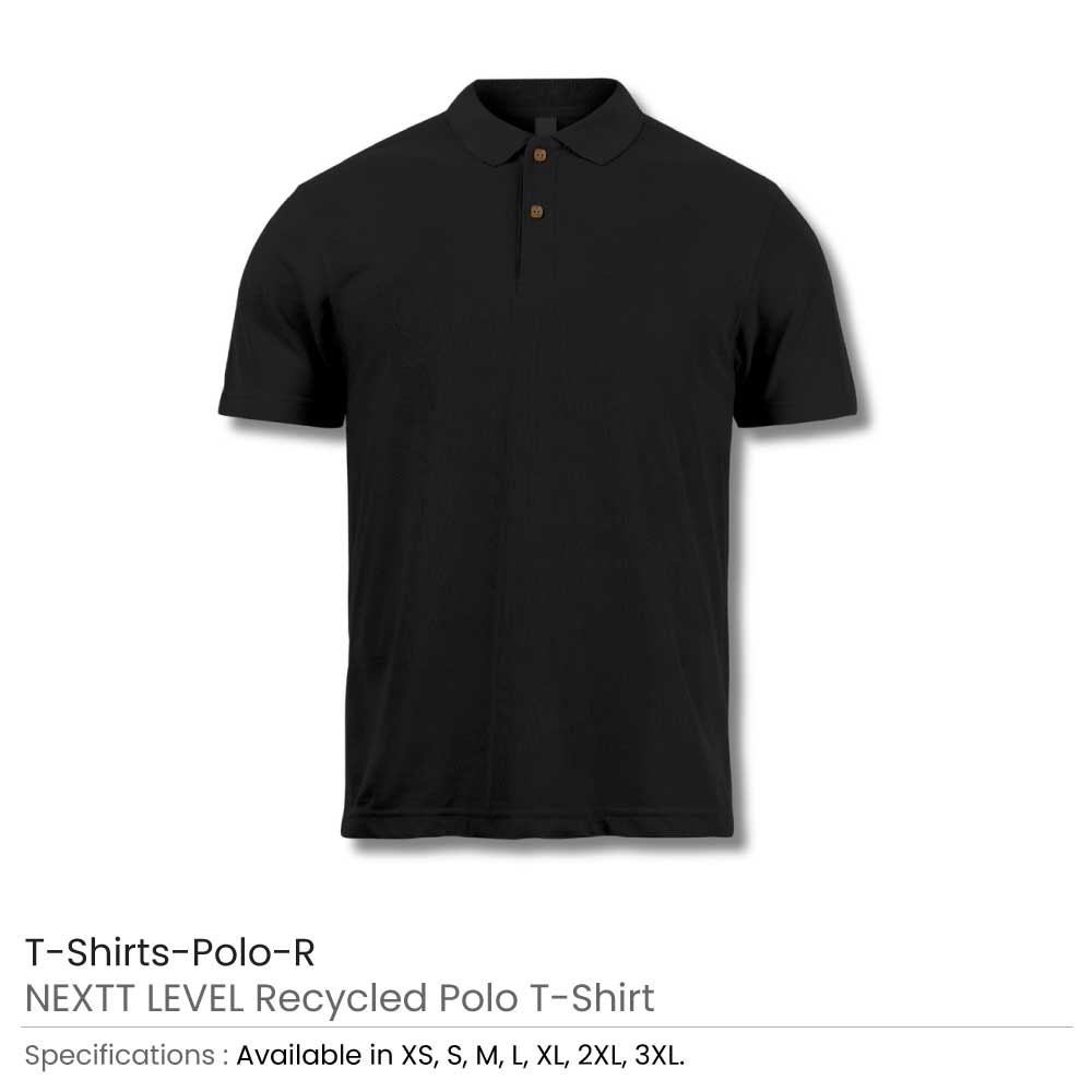 NEXTT-LEVEL-Recycled-Polo-T-Shirts-Polo-R-Black