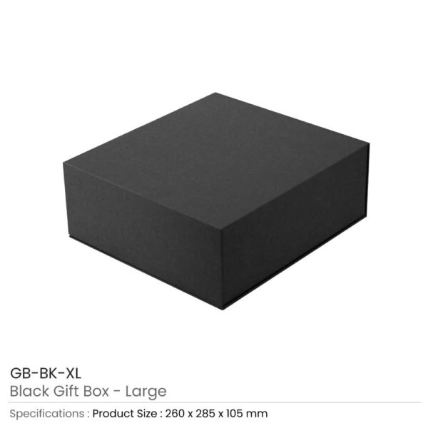 Black Gift Box Details