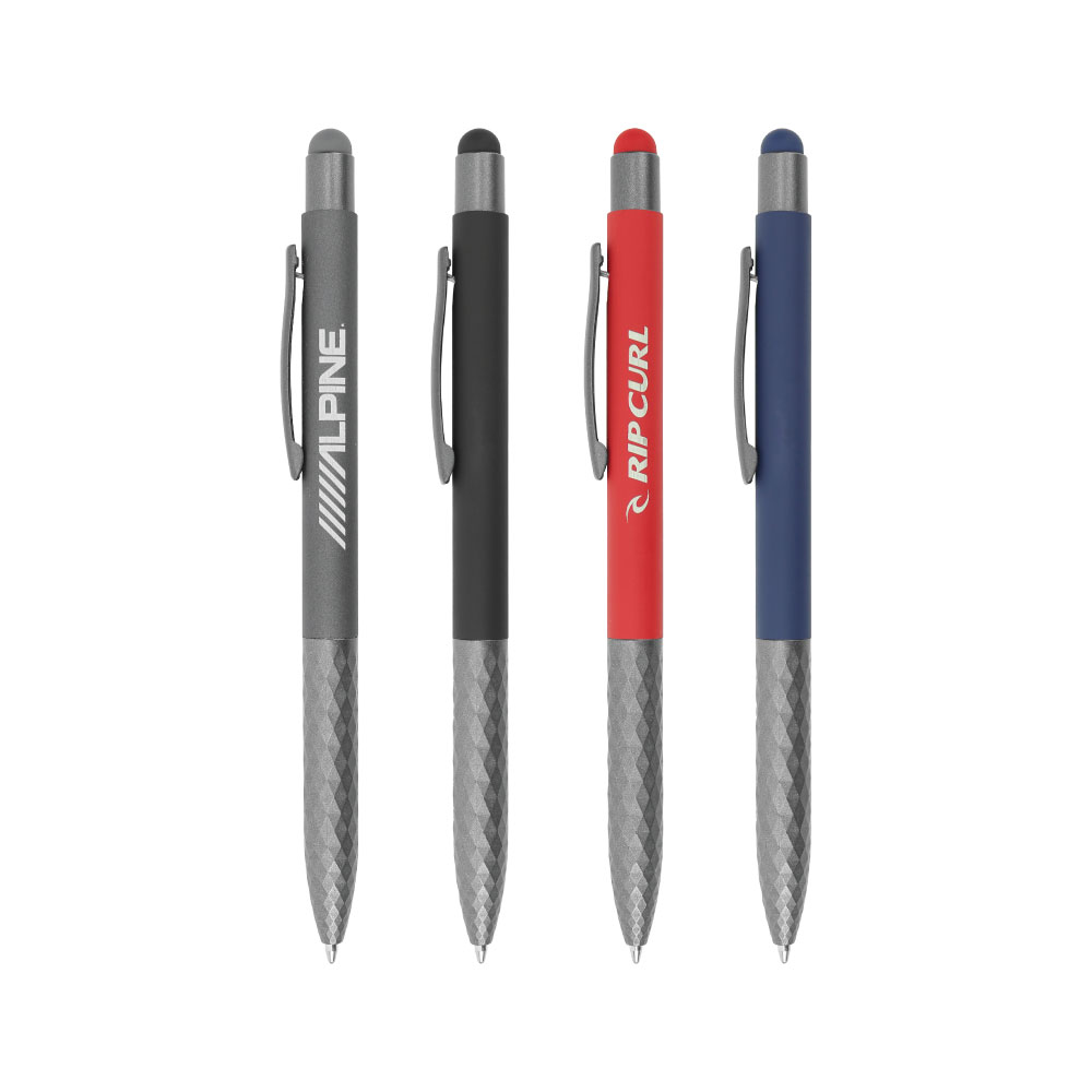 Branding-Stylus-Metal-Pen-with-Textured-Grip-PN47