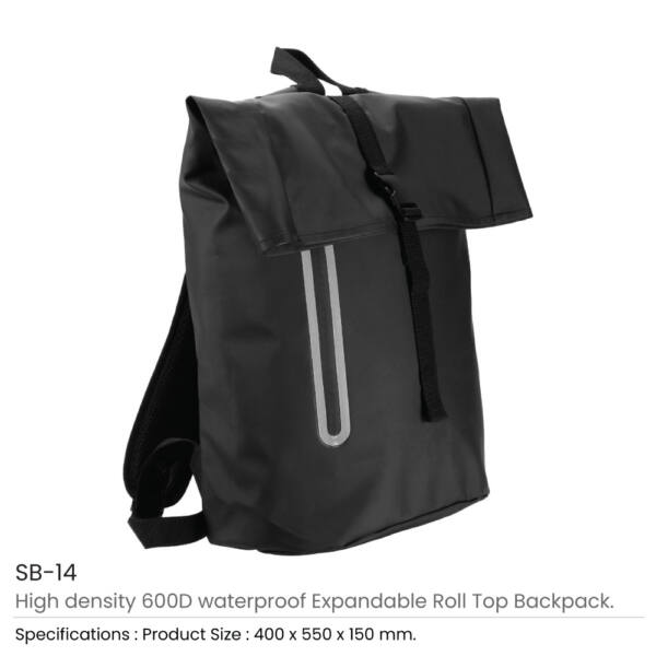 Roll Top Backpacks Details