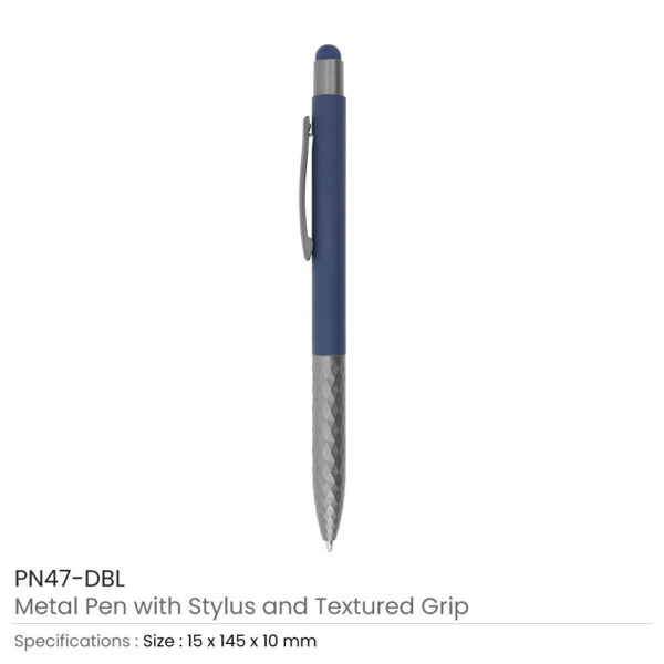 Stylus Metal Pens Dark Blue