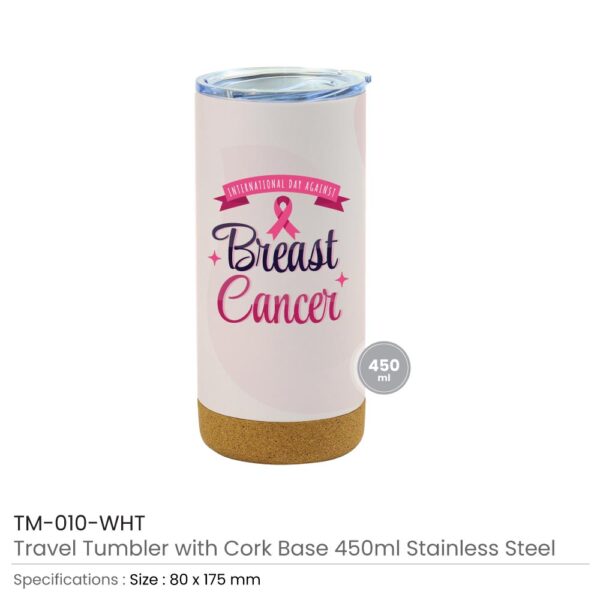 Breast Cancer Awareness Travel Mug Details