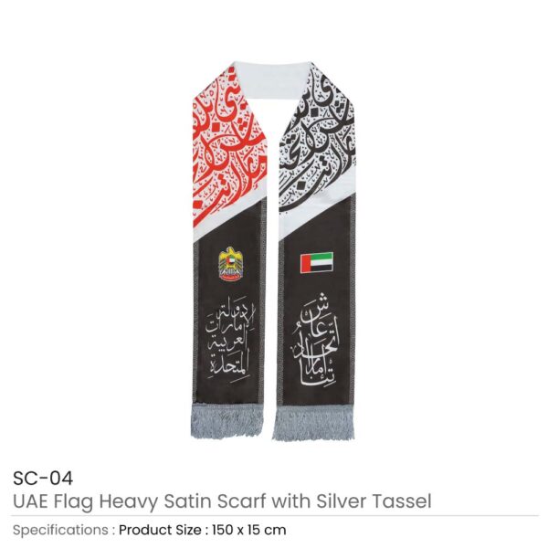 UAE Scarf Satin SC-04 Details