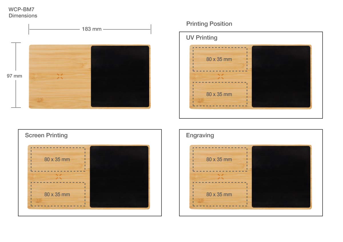 Wireless Charger Mug Warmer Printing Details