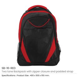 Two-toned Backpacks 600D Polyester Material - Image 8