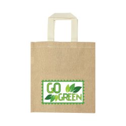Cotton Like Jute Bags with Webbing Handle 250 GSM - Image 2
