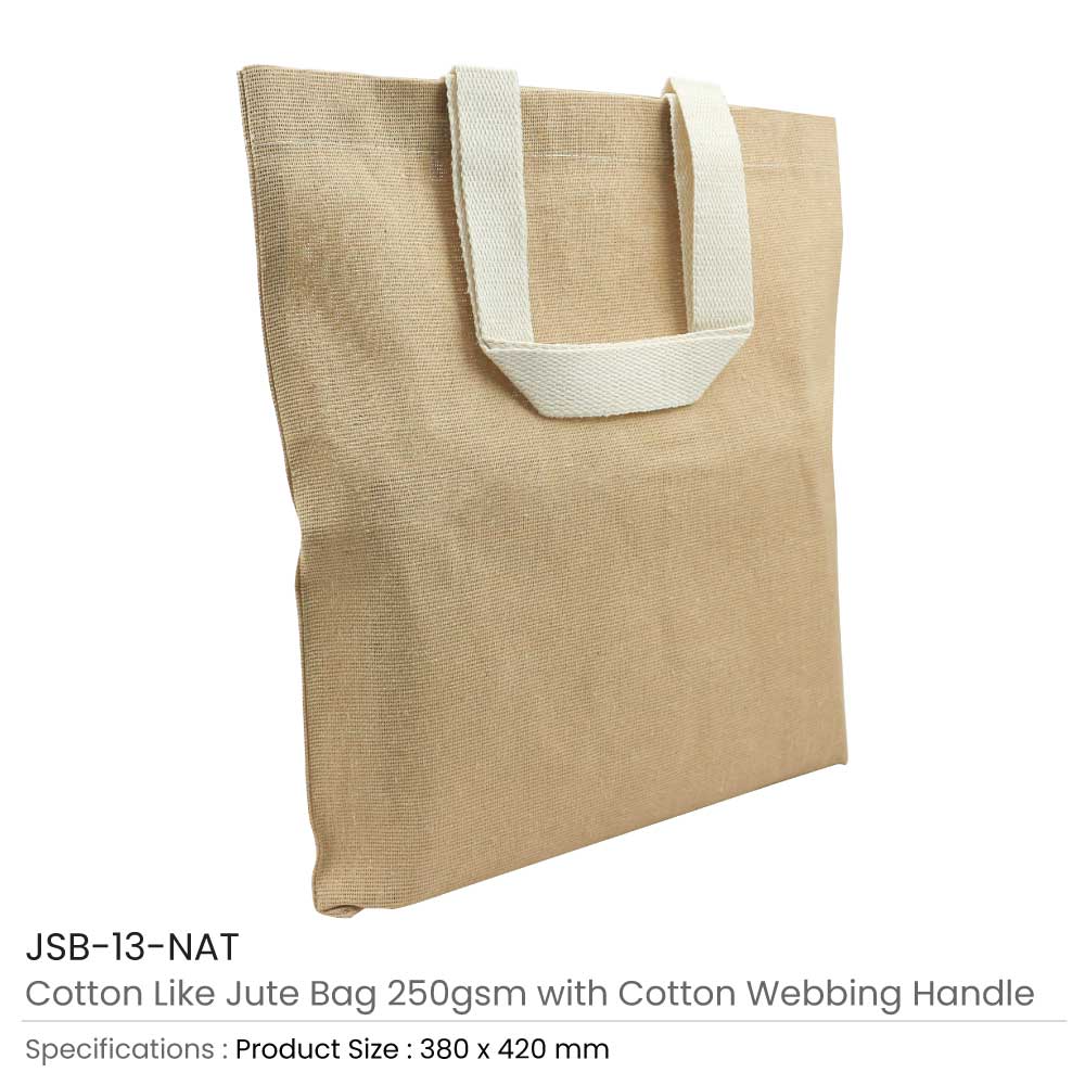 Cotton-Like-Jute-Bags-Webbing-Handle-JSB-13-NAT-Details