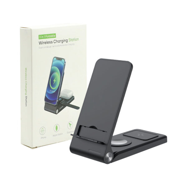 Foldable Wireless Charging Station with Box