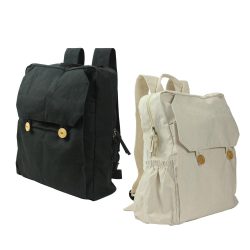 Cotton Backpacks with Zipper Closure - Image 1
