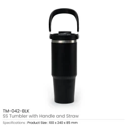 Stainless Steel Tumbler Black