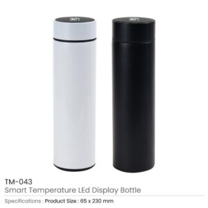 Bottles with Temperature Display