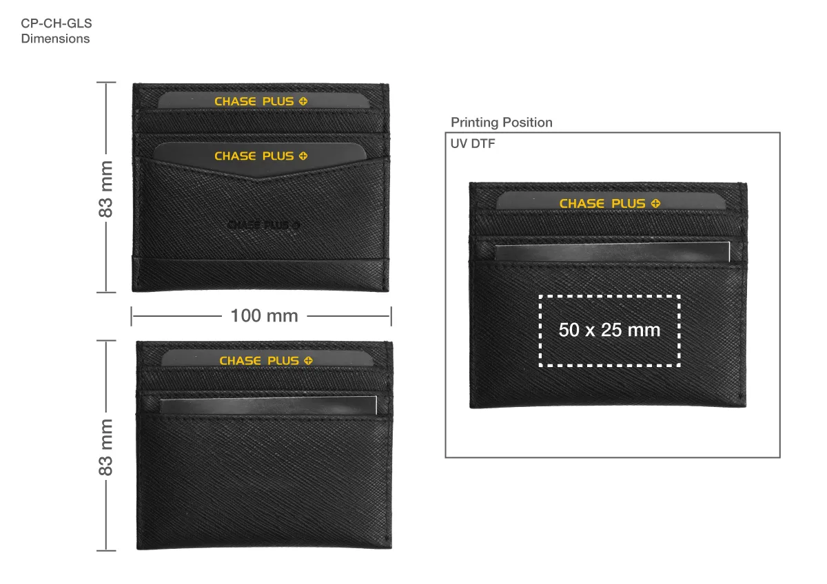 Chaseplus Credit Card Holder Printing Details