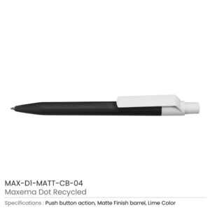 MATT Pens with White Clip - Image 4