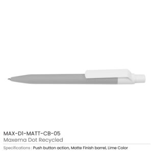 MATT Pens with White Clip - Image 5