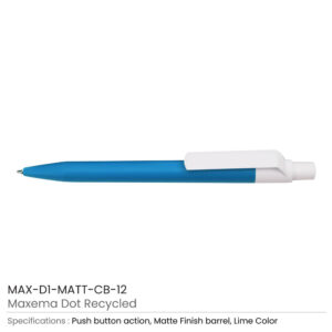 MATT Pens with White Clip - Image 7