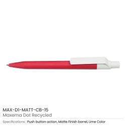 MATT Pens with White Clip - Image 8
