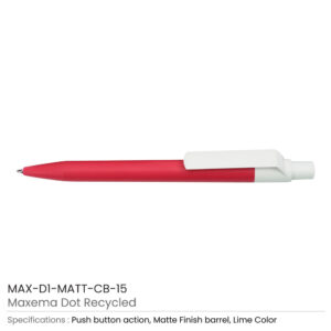 MATT Pens with White Clip - Image 8