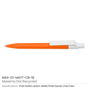 MATT Pens with White Clip - Image 9