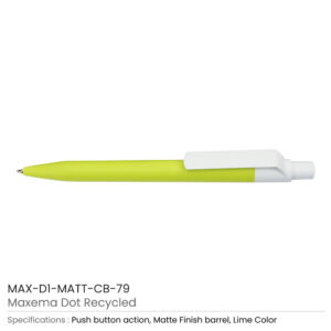 MATT Pens with White Clip - Image 13