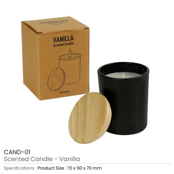 Scented Candle Vanilla CAND-01 Details