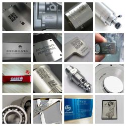 Co2 RF Metal Tube Laser marking machine use High Speed Galvo Head