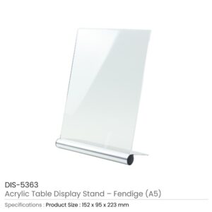 Acrylic Table Display Stand A5